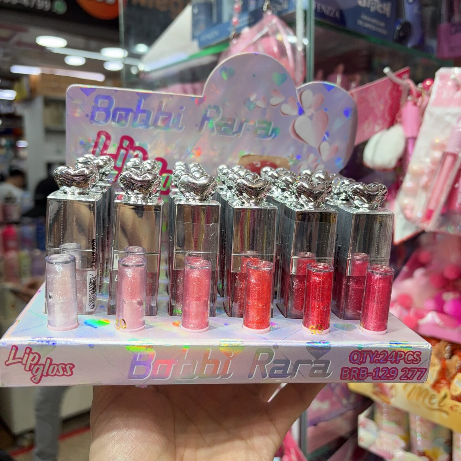 BRB129277 lipgloss bobbirara box/24pcs