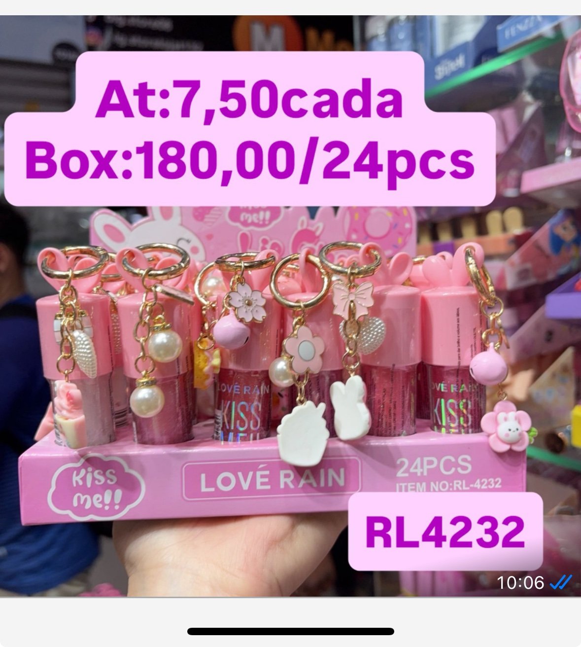 RL4232 gloss love rain box/24pcs