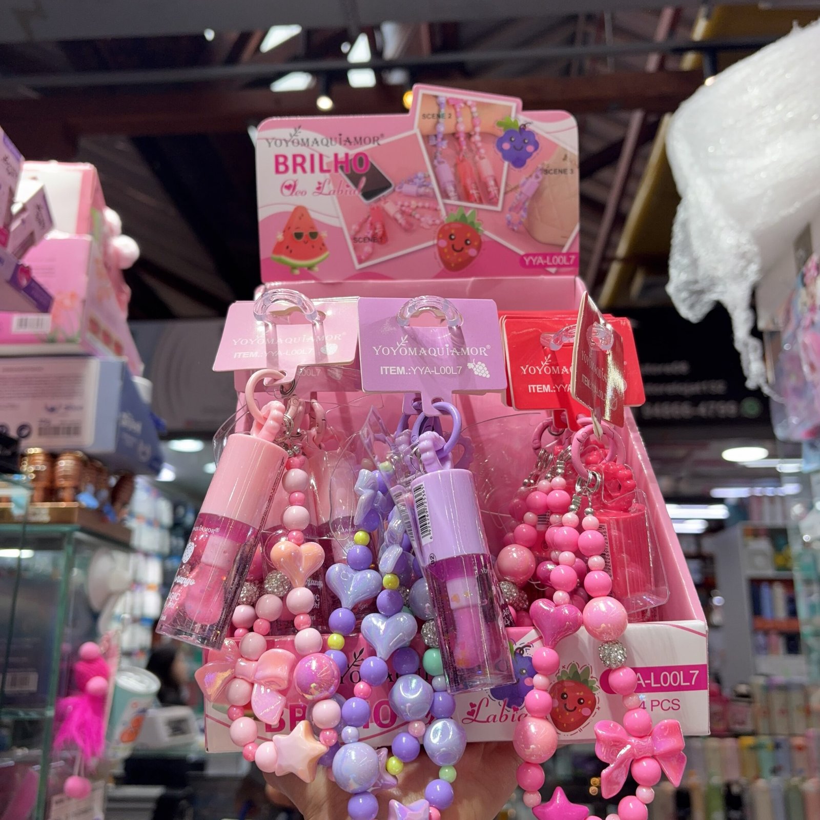 YYAL00L7 gloss yoyomaqueamor box/24pcs