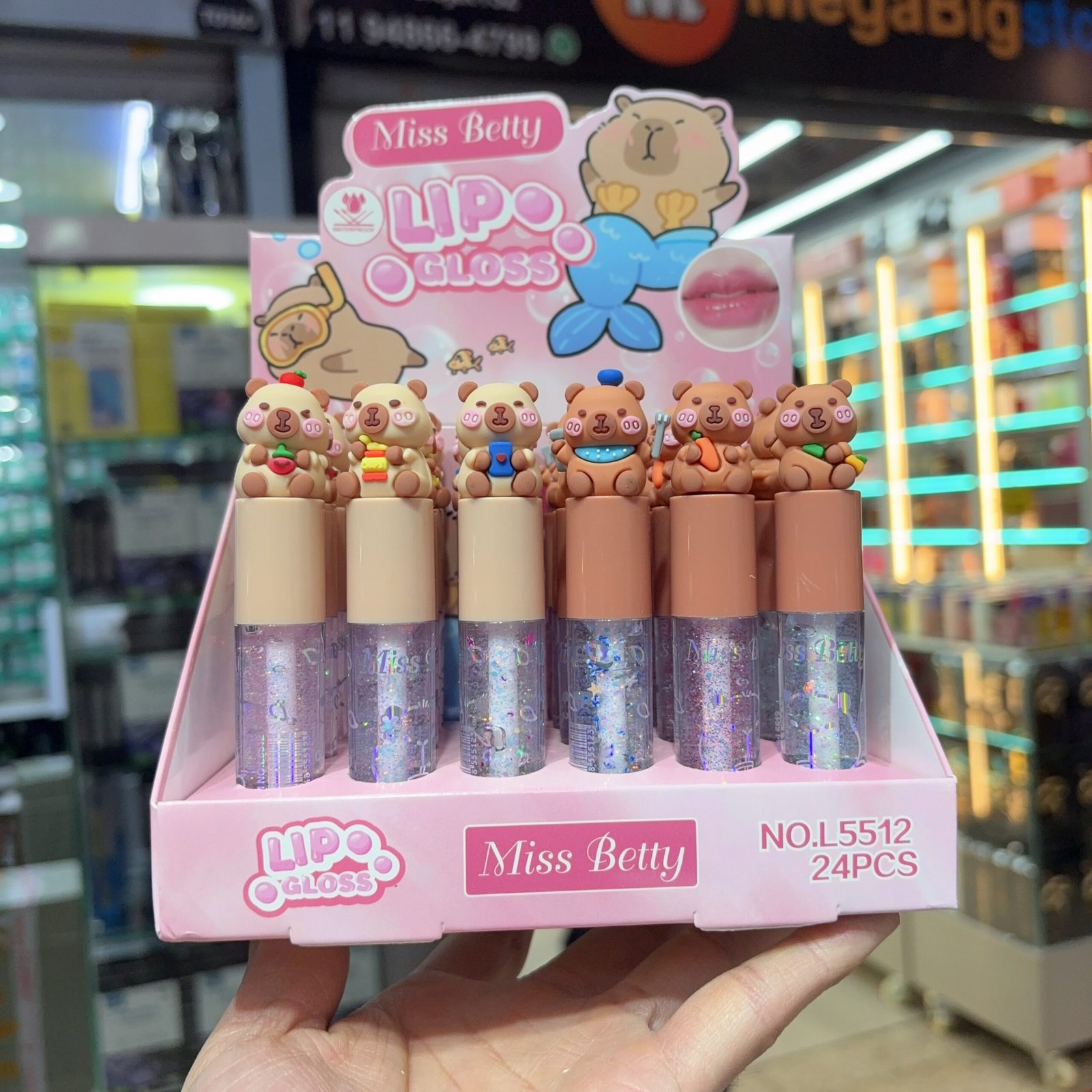 L5512 gloss capivara box:24pcs
