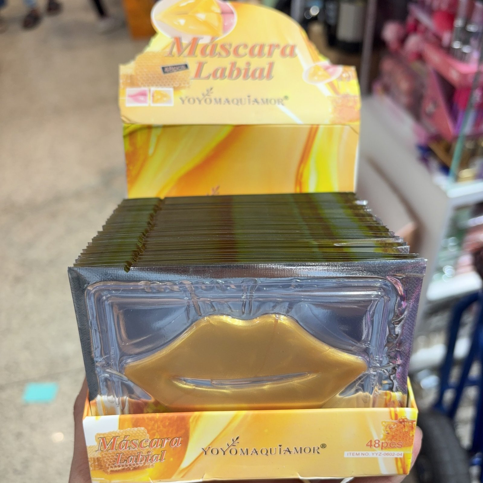 YYZ0602 mascara labial box:48pcs