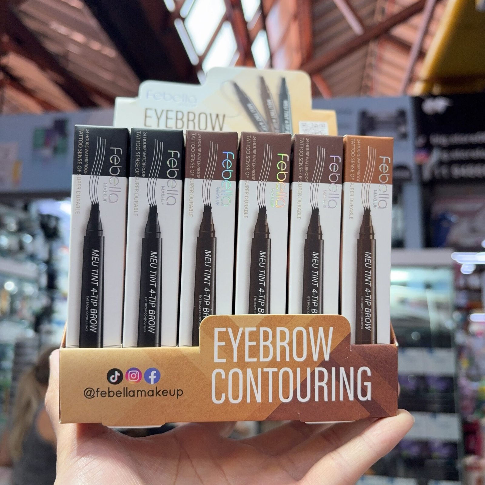 CSL2013 delineador sombrancelha febella box:24pcs