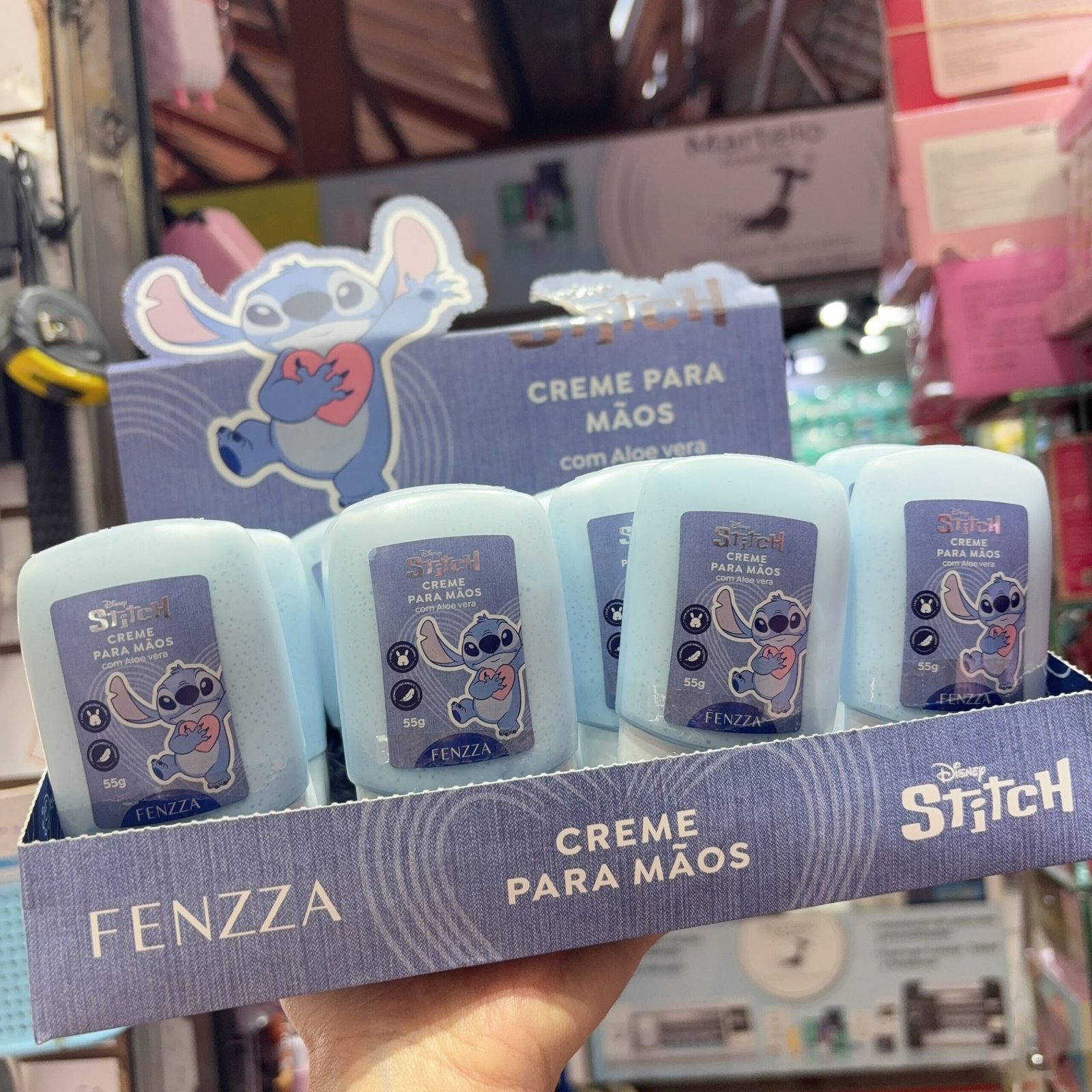 DIS145 creme para mãos stitch fenzza box:24pcs