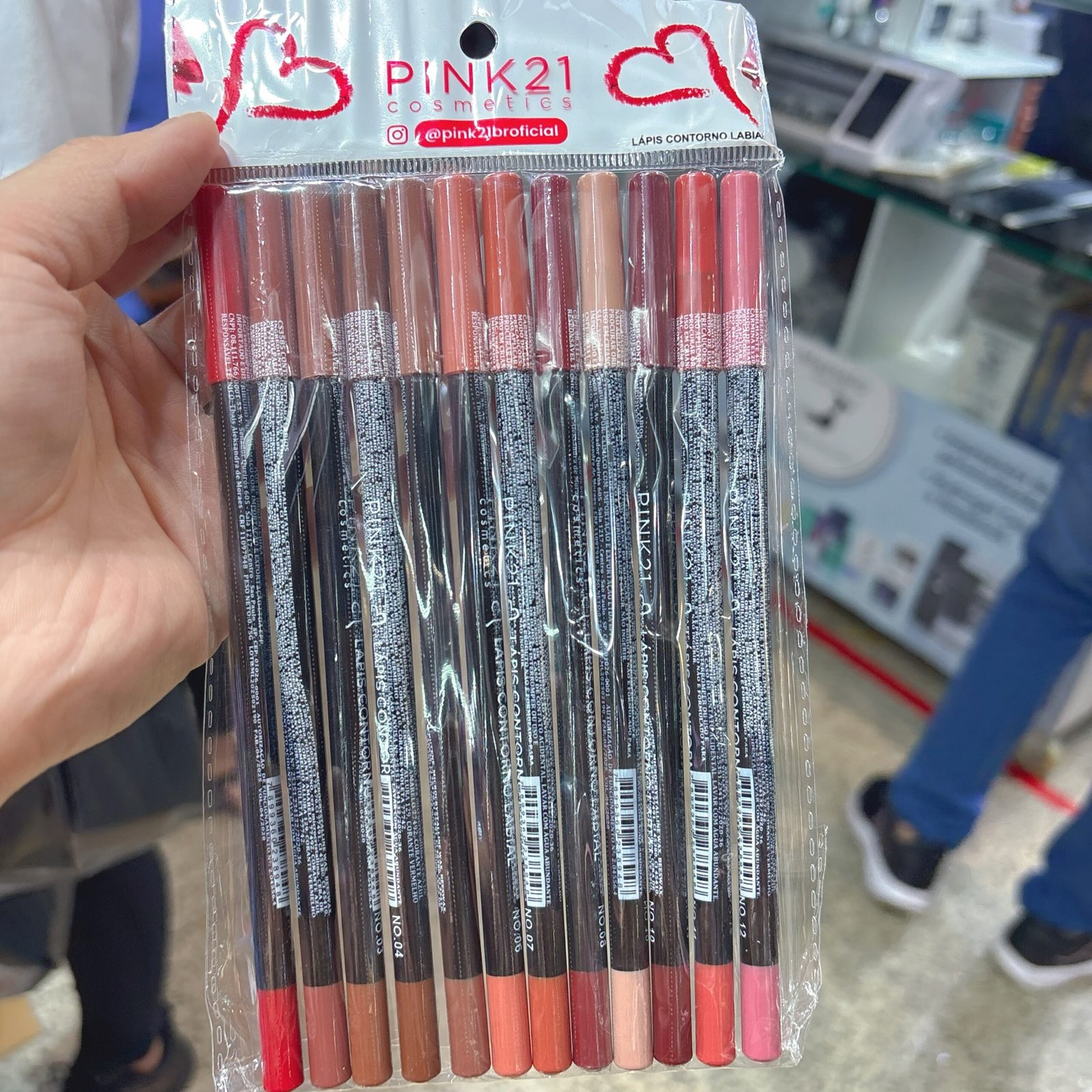 CS3585 lapis contorno labial pink 21 box:12pcs