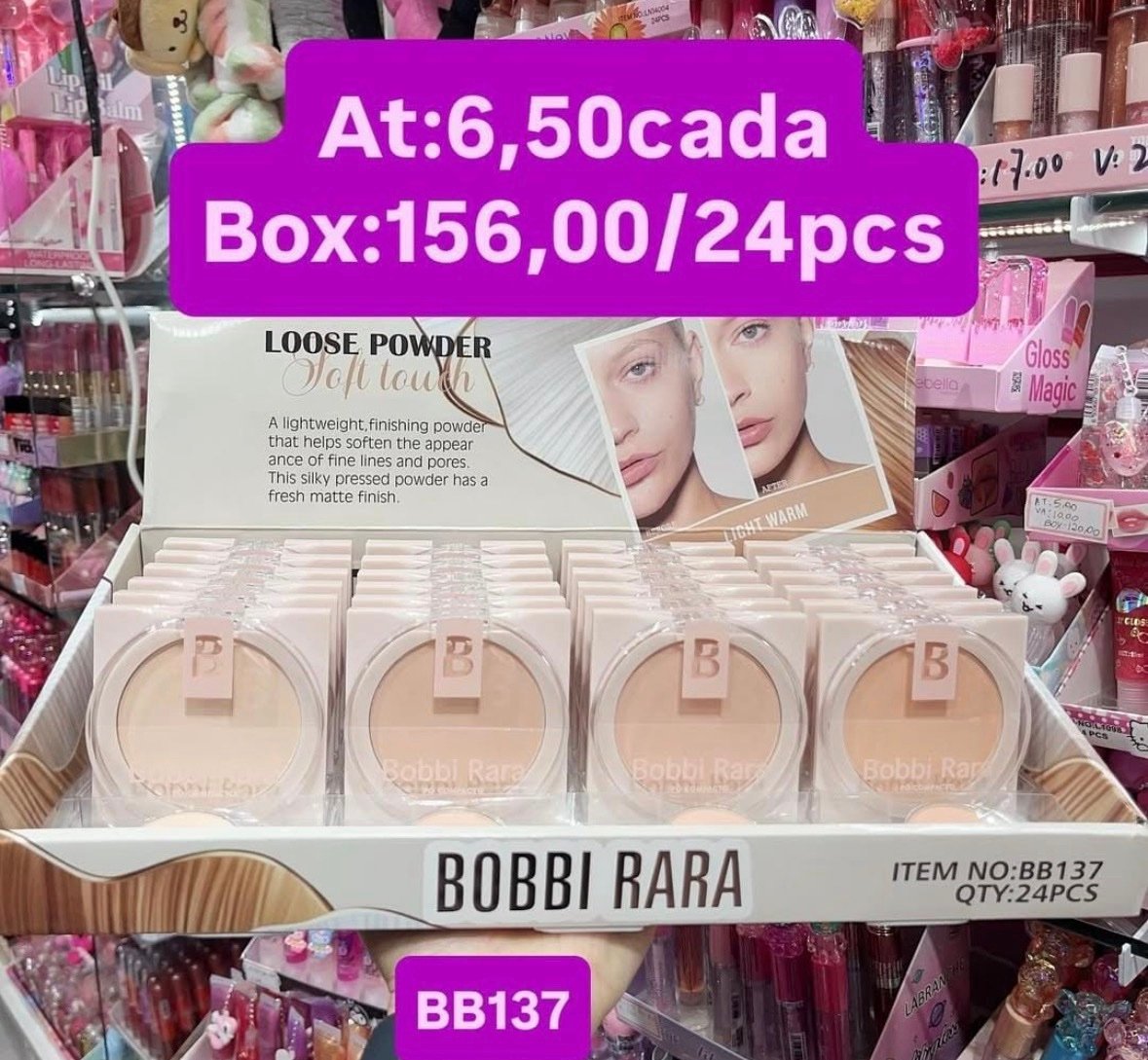 BB137 po compacto bobbi rara box/24pcs